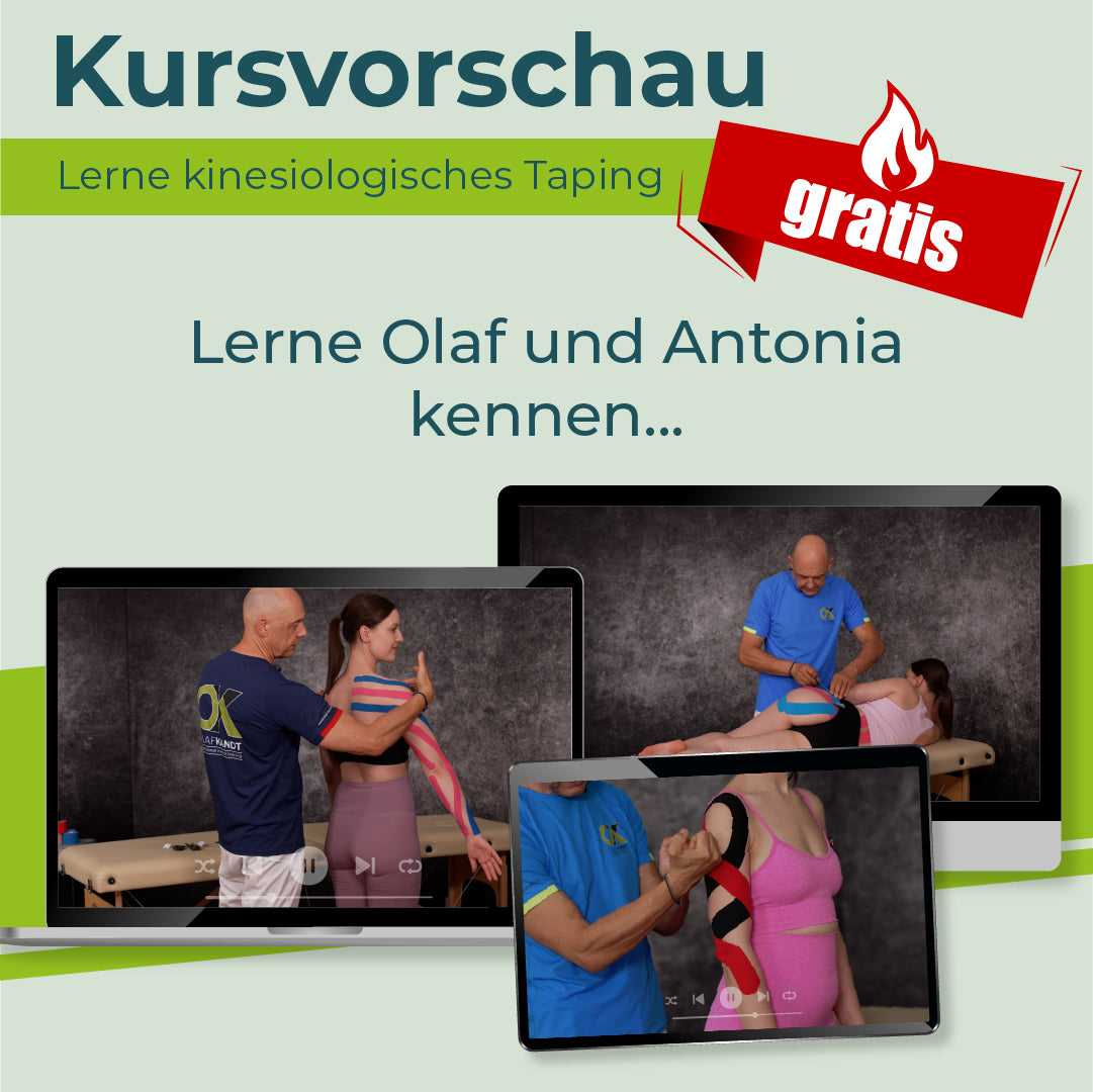Kursvorschau: Kinesiologisches Taping lernen mit Olaf Kandt