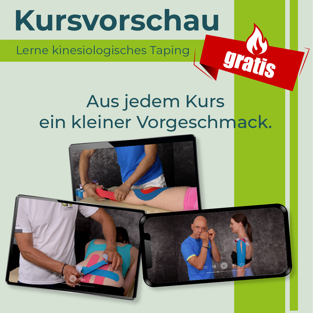 Kursvorschau: Kinesiologisches Taping lernen mit Olaf Kandt