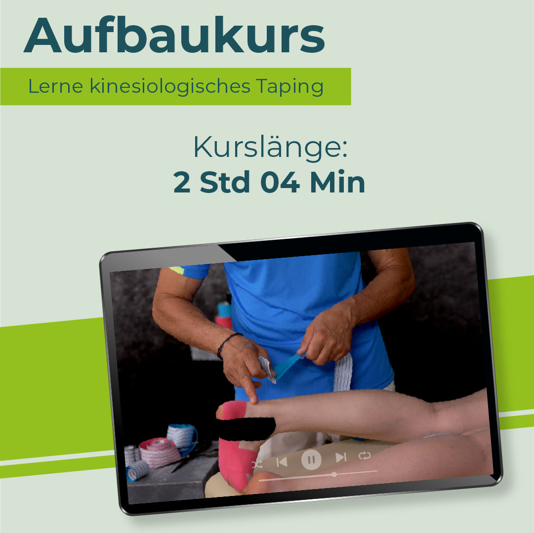 Onlinekurs "Aufbaukurs kinesiologisches Tapen"