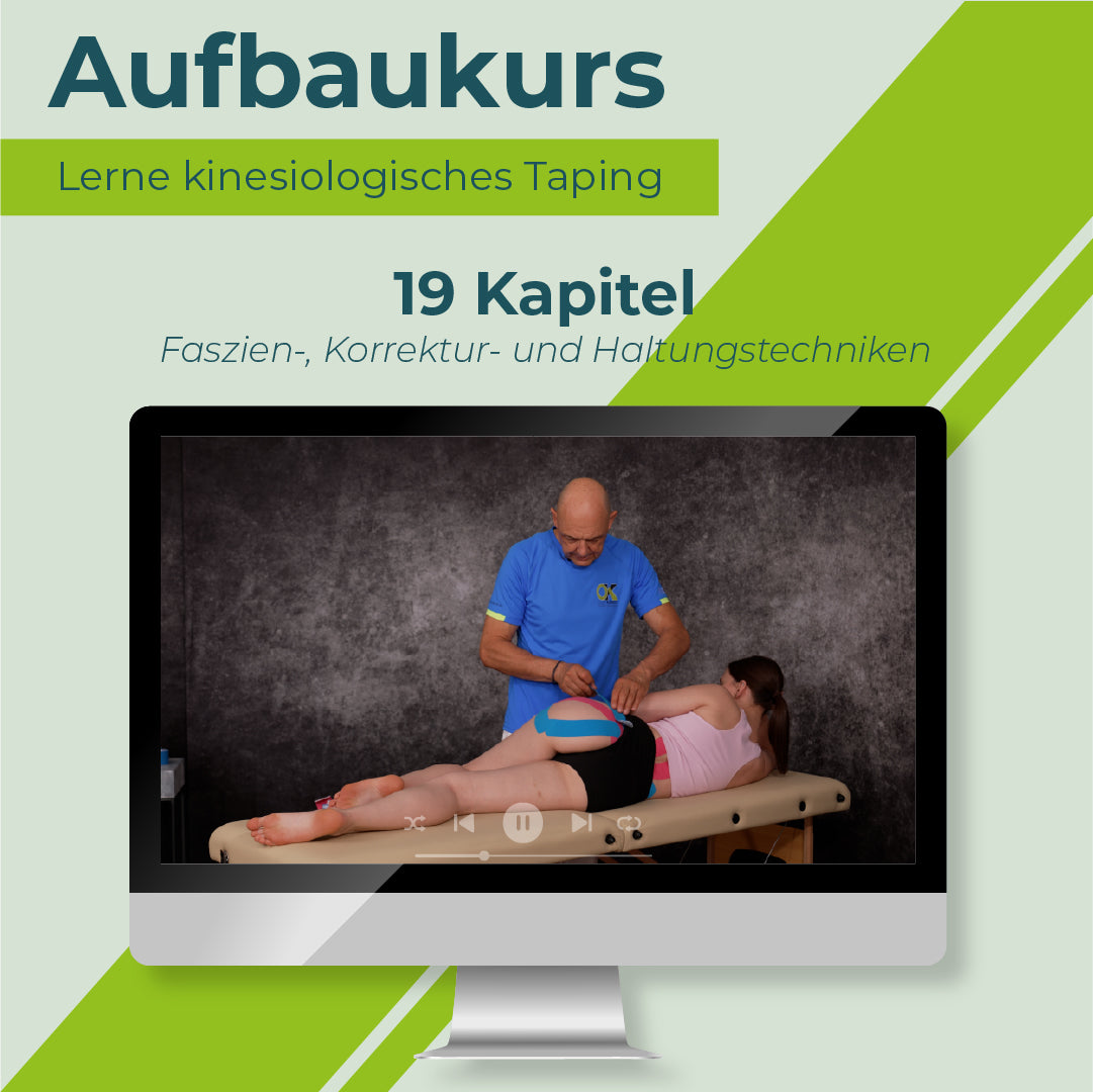 Onlinekurs "Aufbaukurs kinesiologisches Tapen"