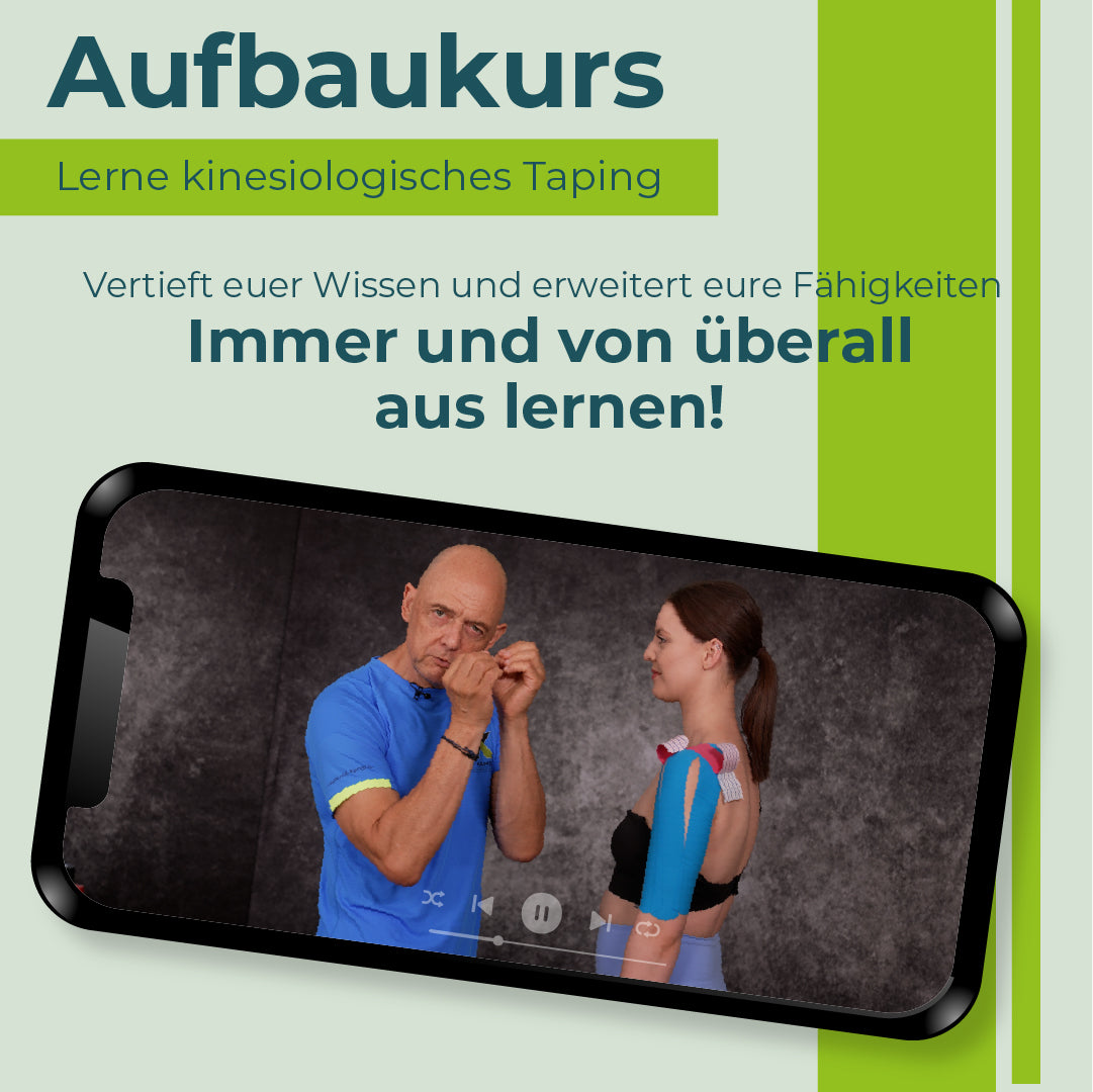 Onlinekurs "Aufbaukurs kinesiologisches Tapen"