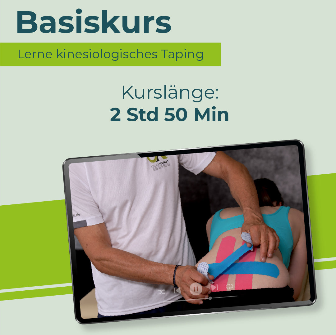 Onlinekurs "Basiswissen kinesiologisches Tapen"