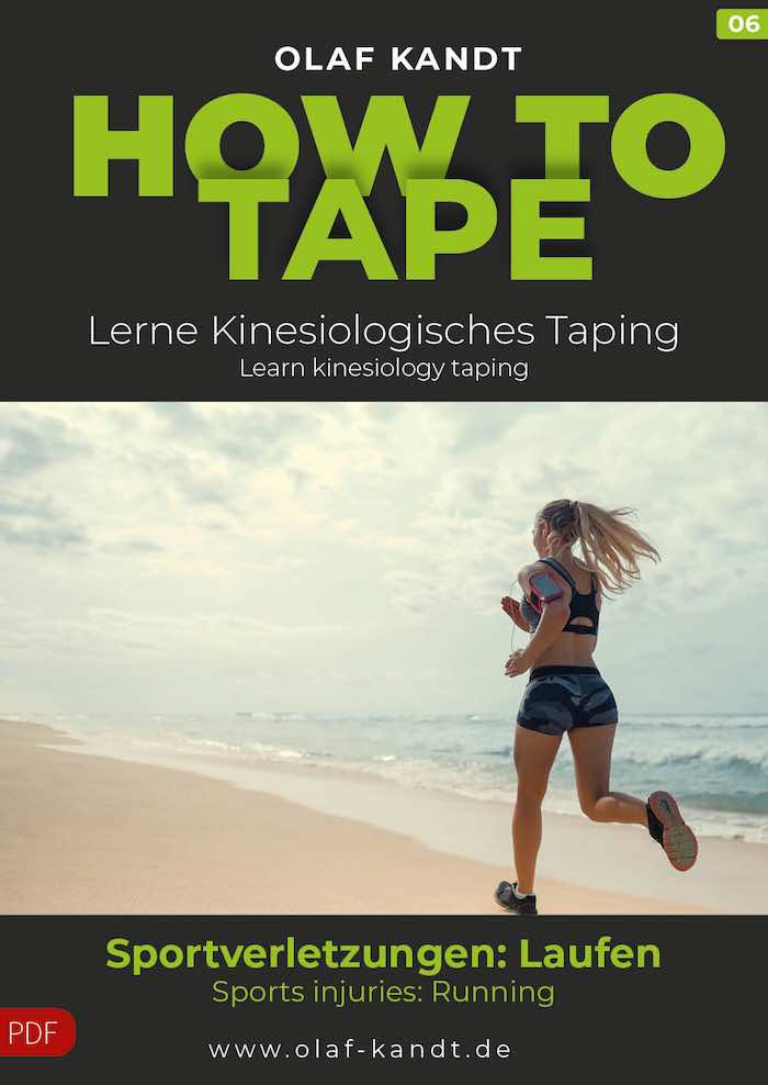Olaf Kandt | Cover Booklet 07 HOW TO TAPE | Lerne Kinesiologisches Taping | Sportverletzungen Laufen