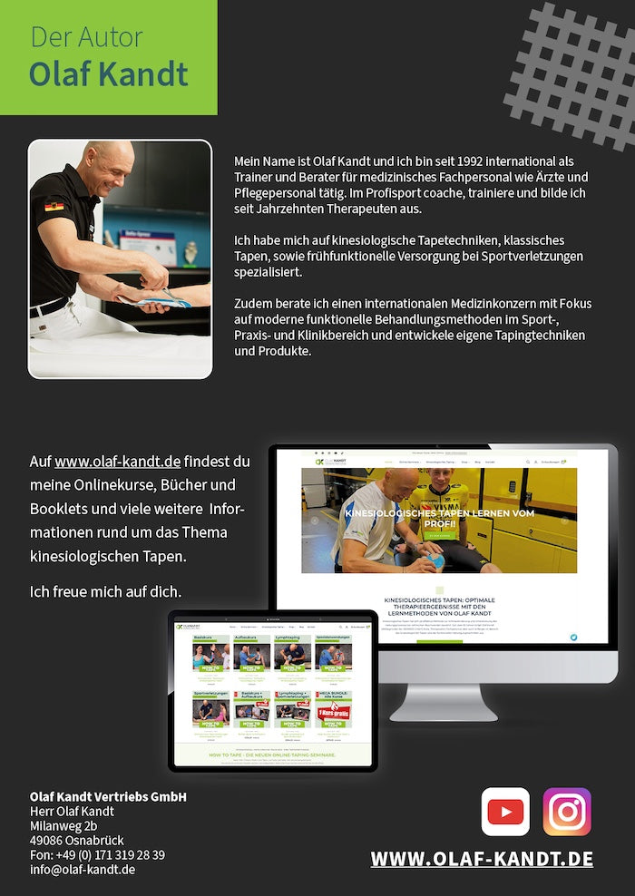 Olaf Kandt Buchrückseite mit Kurzbeschreibung und Verweis auf die Webseite www.olaf-kandt.de