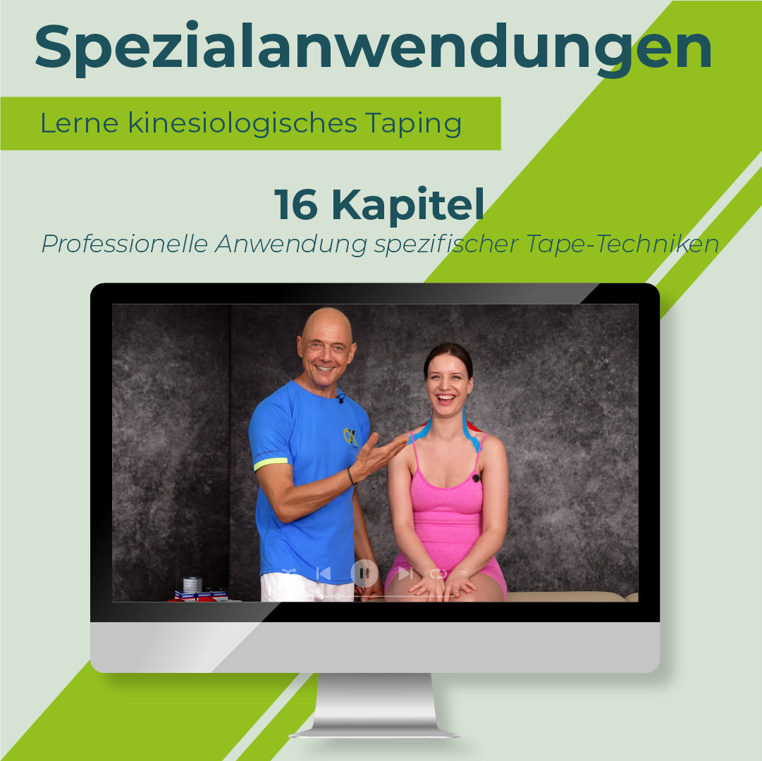Onlinekurs "Spezialanwendungen kinesiologisches Tapen"