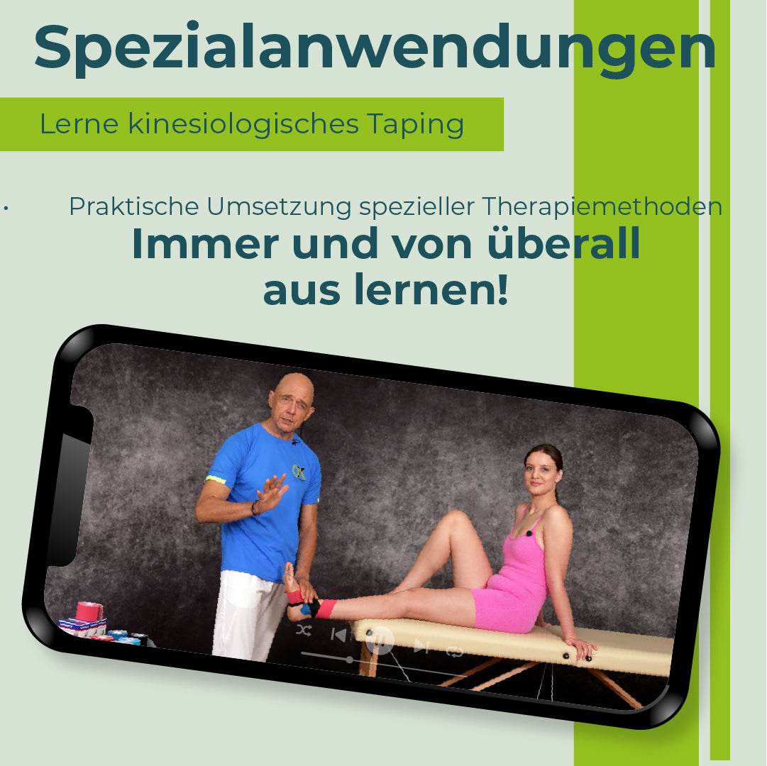 Onlinekurs "Spezialanwendungen kinesiologisches Tapen"