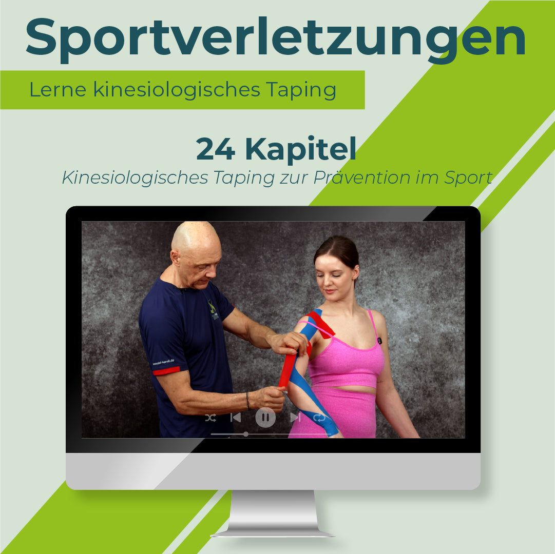 Onlinekurs "Sportverletzungen kinesiologisches Tapen"