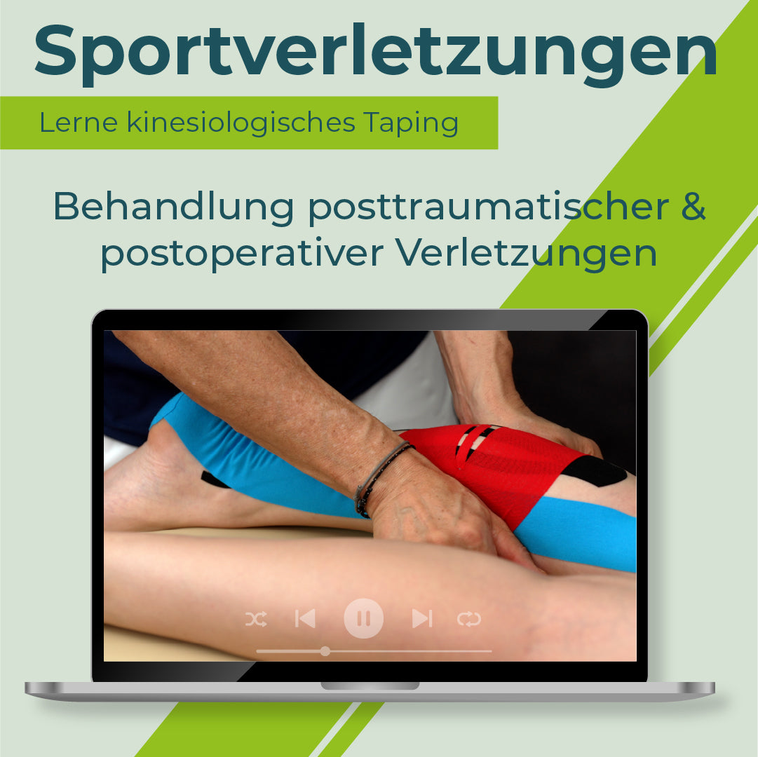 Onlinekurs "Sportverletzungen kinesiologisches Tapen"